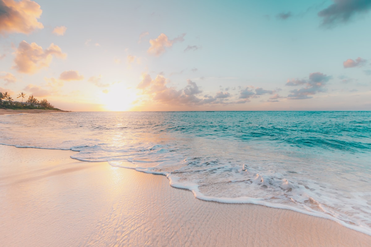 Ambiente de verão junto ao mar